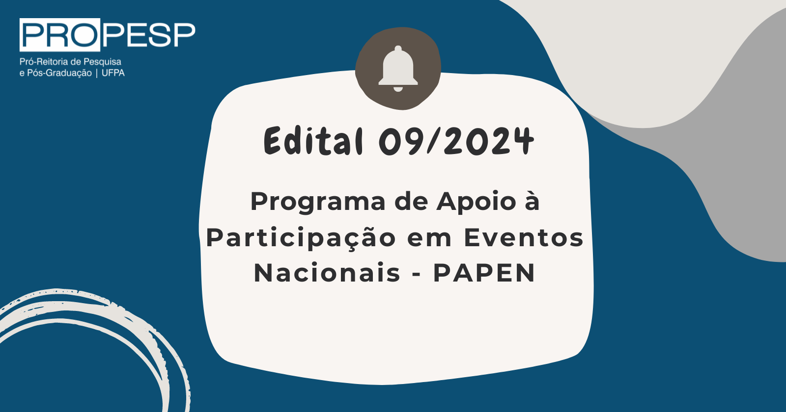 Edital 09/2024 - Programa de Apoio à Participação em Eventos Nacionais