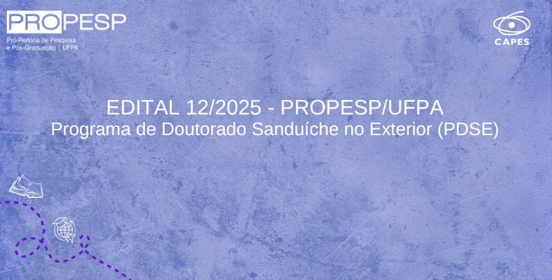 Edital PDSE/PROPESP 12/2025