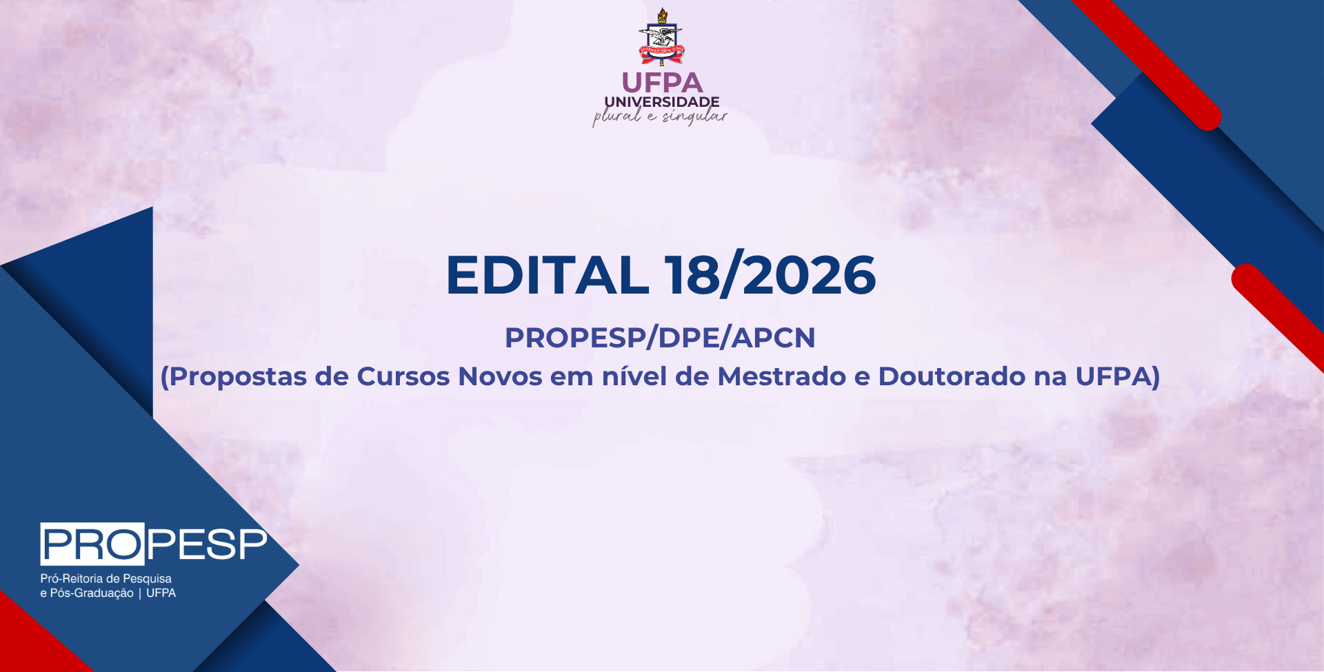 Edital 18/2026 - PROPESP/APCN