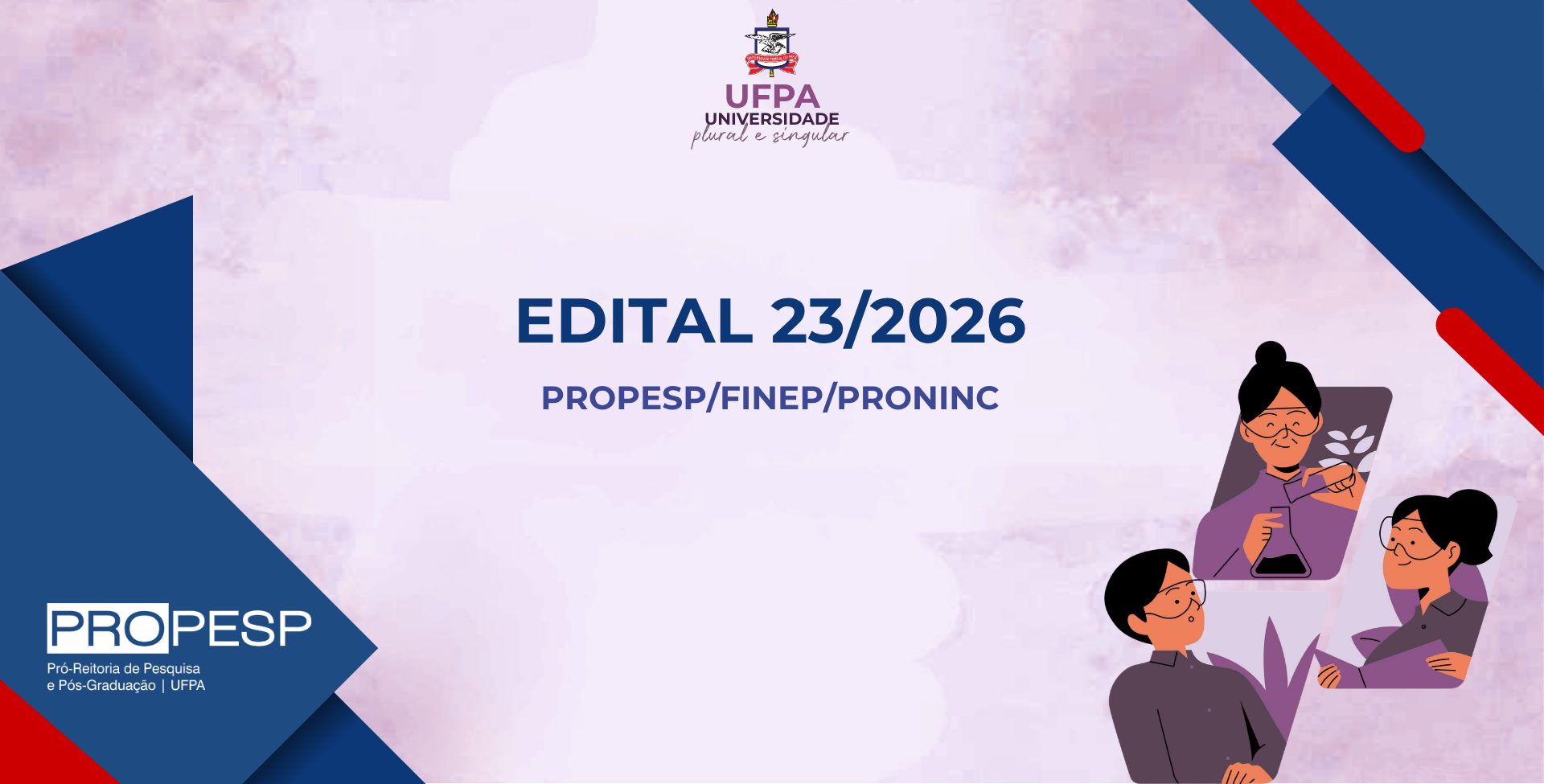Edital 23/2026 - PROPESP/PRONINC 