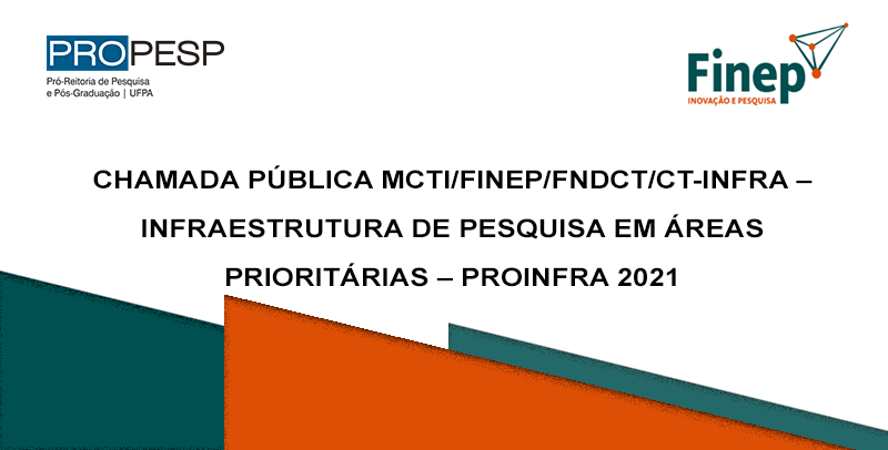 Chamada Pública MCTI/FINEP/FNDCT/CT-INFRA 2021 - Seleção Pública de Propostas para Apoio Financeiro à Aquisição de Equipamentos Multiusuário